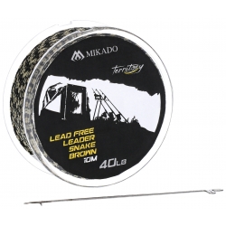 PRZYPON - LEAD FREE LEADER - 40lbs/10m - CIEMNY CAMO - op.1szt.